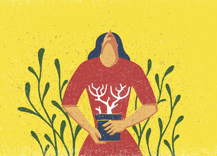 Illustration about breastfeeding problems.