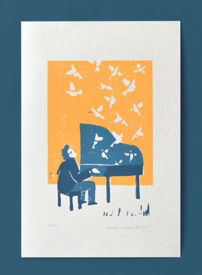 Gravura Pianista